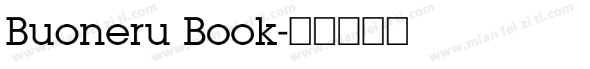Buoneru Book字体转换
